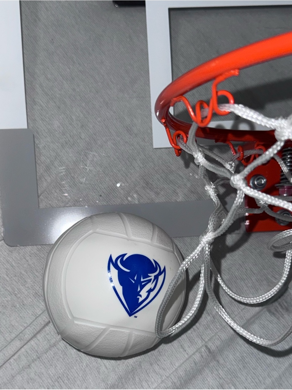 SPALDING Basketball Hoop with Mini DePaul University Ball - Picture 2 of 6